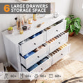 Homhougo Dresser for Bedroom Black with 5 Drawers, Tall Wood Organizer Storage Cabinet with Round Handle, Drawer Dresser for Closet, Living Room, Hallway, Nursery, Kids Bedroom