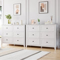 Homhougo Dresser for Bedroom Black with 5 Drawers, Tall Wood Organizer Storage Cabinet with Round Handle, Drawer Dresser for Closet, Living Room, Hallway, Nursery, Kids Bedroom
