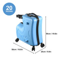 VAHIGCY Kids Luggage, Kids Ride - on Luggage with Spinner Wheels Suitcase, Kid'S Ride - on Suitcase Help Your Child Relax, Carry on Trolley Luggage with Password Lock, 20"