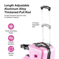 VAHIGCY Kids Luggage, Kids Ride - on Luggage with Spinner Wheels Suitcase, Kid'S Ride - on Suitcase Help Your Child Relax, Carry on Trolley Luggage with Password Lock, 20"