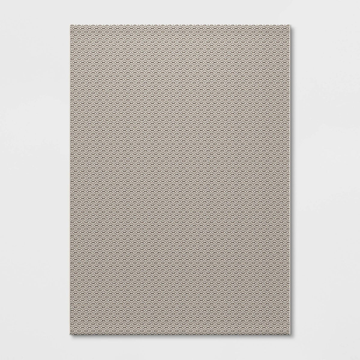 6' x 9' Diamond Outdoor Rug Gray - Threshold
