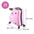 VAHIGCY Kids Luggage, Kids Ride - on Luggage with Spinner Wheels Suitcase, Kid'S Ride - on Suitcase Help Your Child Relax, Carry on Trolley Luggage with Password Lock, 20"