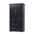 Bathroom Cabinet, 62.2" Tall Storage Cabinet with Doors and Shelves, Freestanding Linen Closet for Bathroom, Kitchen, Living Room, Grey
